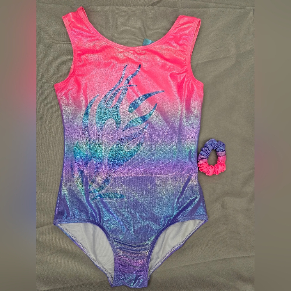 Pink and Blue Girls One Piece Bodysuit NWT
